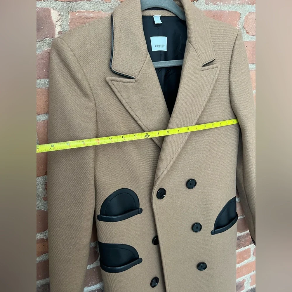 Burberry Camel Wool Cashmere Trench Coat USA 4 - Picture 13 of 16